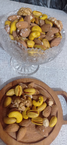 خرید آجیل پنج مغز کم نمک زعفرانی یک کیلو لوکس امسالی با ارسال فوری